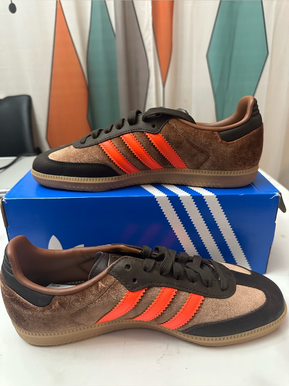 Adidas Samba OG "Preloved Brown" sneakers, featuring Women’s